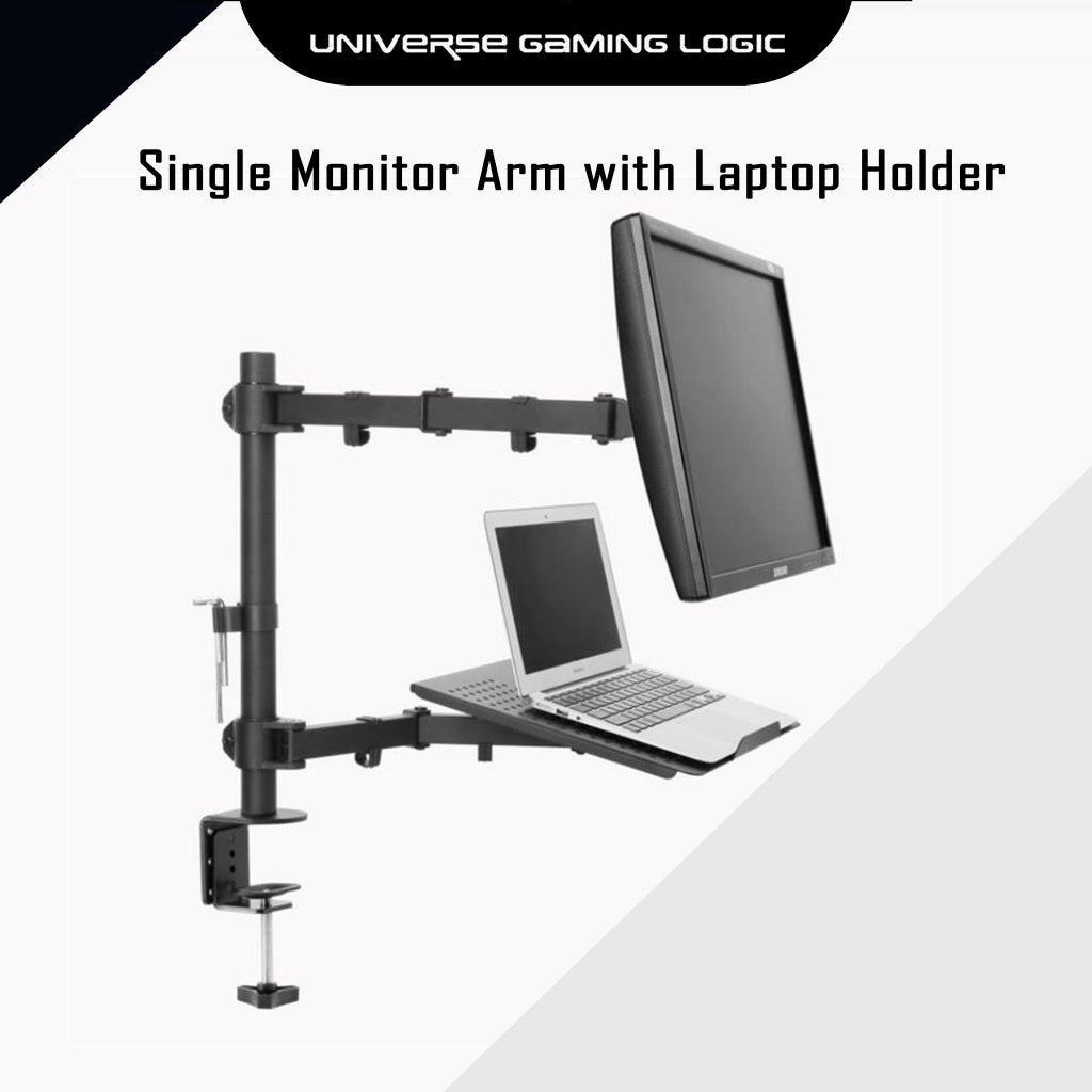 UGL 2 in 1 Monitor Arm & Laptop Stand UNIVERSE GAMING LOGIC