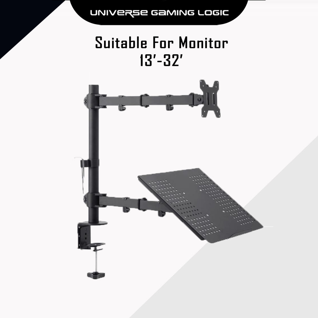 UGL 2 in 1 Monitor Arm & Laptop Stand UNIVERSE GAMING LOGIC