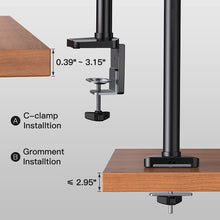 Load image into Gallery viewer, Triple Monitor Arm
