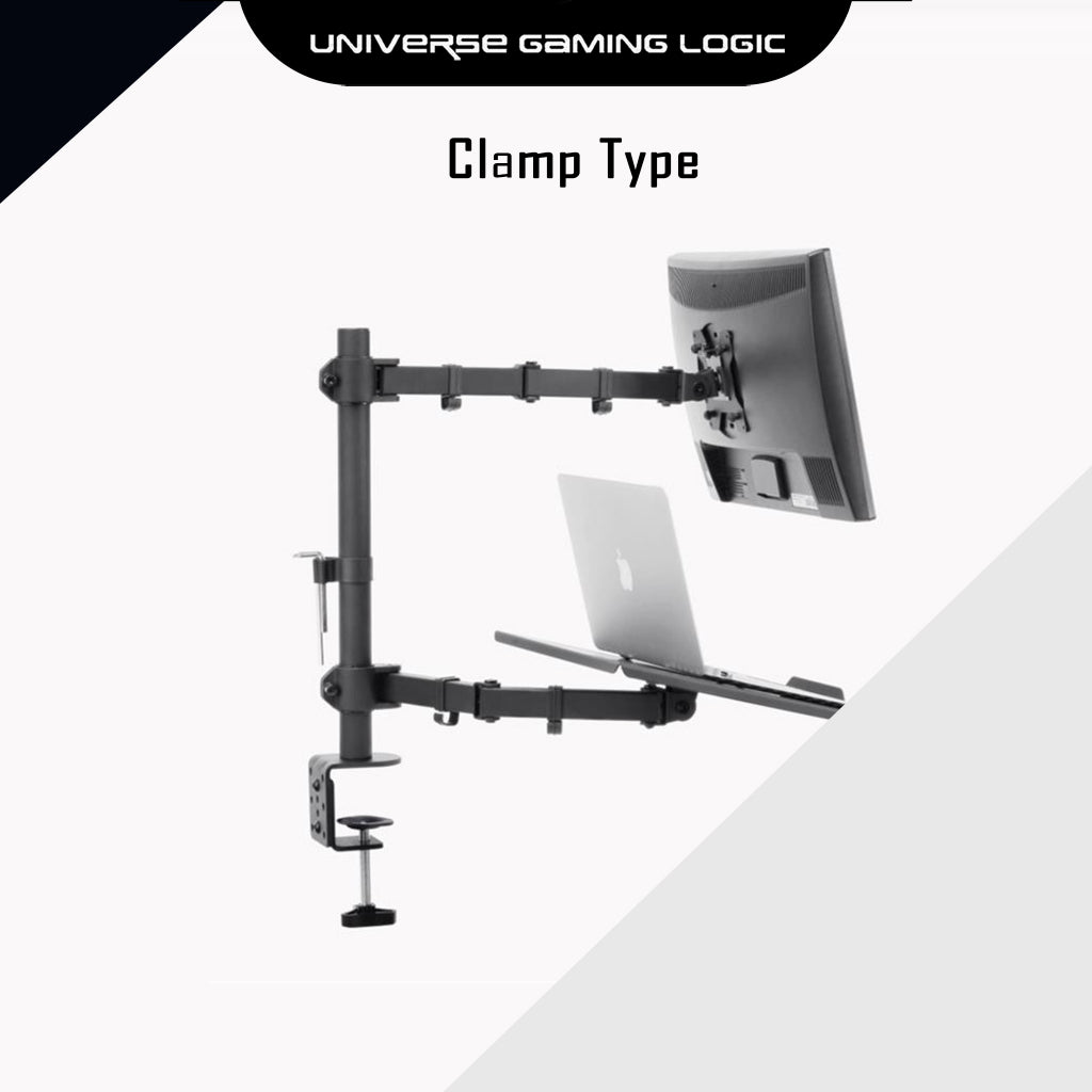 UGL 2 in 1 Monitor Arm & Laptop Stand UNIVERSE GAMING LOGIC