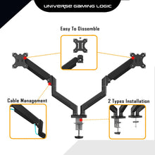 Load image into Gallery viewer, UGL Dual Monitor Arm
