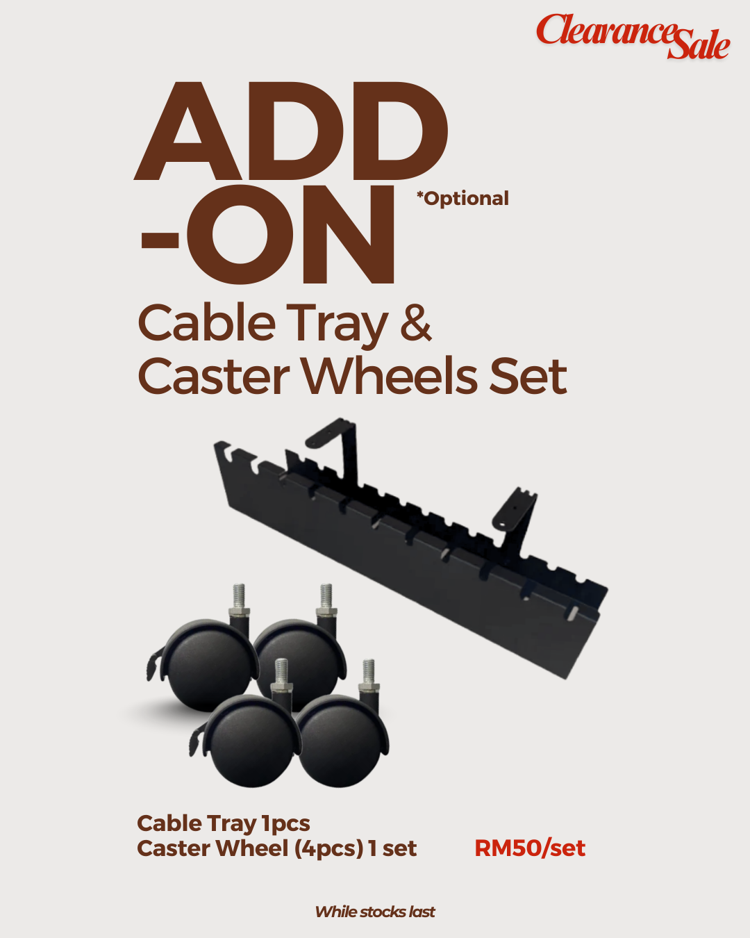*CLEARANCE PROMO* ADD ON SET